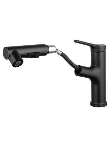 Смеситель Wonzon & Woghand WW-A40862-MB на раковину черный - фото 2