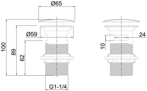 Донный клапан для раковины Allen Brau Priority 5.31023-00 хром - фото 2