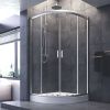 Душевой уголок Am.Pm Gem W90G-401-100WT 100х100 стекло прозрачное профиль хром без поддона