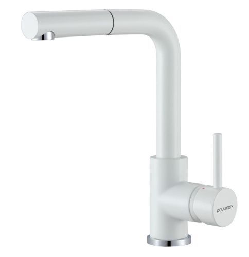 Смеситель для кухни Paulmark KASSEL Ka214311-WH на мойку белый
