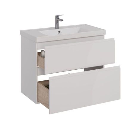 Тумба под раковину LeMark Veon LM01V90T 90х40 напольная цвет белый