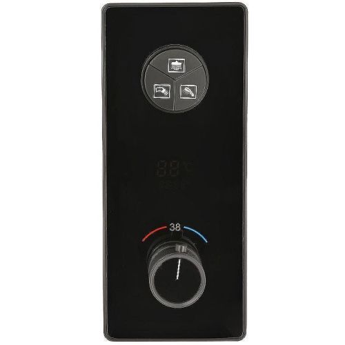 Душевая система ALMAes Ebro TVZ-8801 встраиваемая в стену цвет черный - фото 3