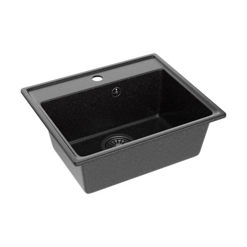 Кухонная мойка Maretti Kitchen 490 KT490-BL 50х40 цвет черный поверхность матовая - фото 4