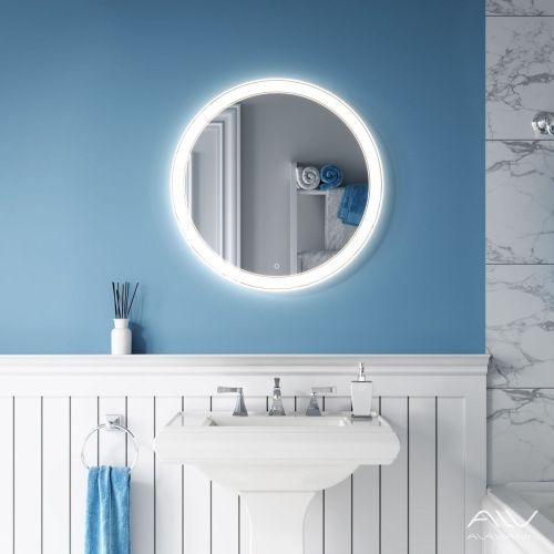 Зеркало с подсветкой и антизапотевателем Alavann Solis ALV0116004 60х60 подвесное - фото 4