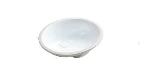 Раковина из сантехнического фарфора Aquatek AQ8091-00 60х40 встраиваемая цвет белый без отверстий под смеситель