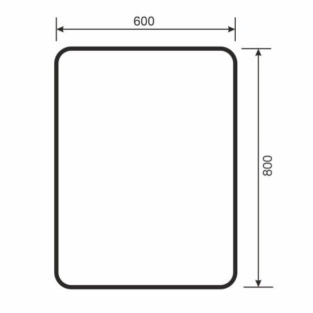 Зеркало Uperwood Modul 3049345670 60х80 подвесное