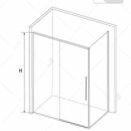 Душевой уголок RGW Stilvoll 32324274-014 140х70 стекло прозрачное профиль черный без поддона - фото 2