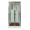 Душевая кабина AvaCan V8015 80х80 квадратная с крышей ориентация универсальная