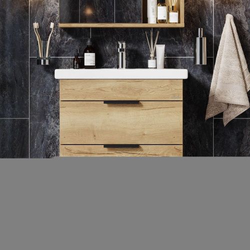 Тумба под раковину Onika Легран 105031 50х40 подвесная цвет коричневый - фото 2