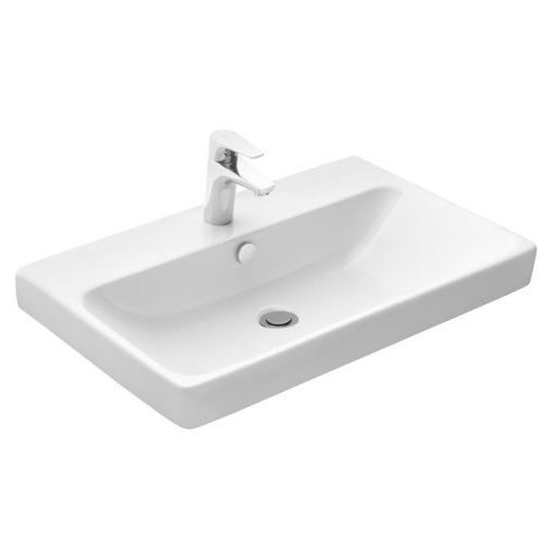 Тумба с раковиной Comforty Соло 00-00010978CF 70х50 подвесная цвет коричневый - фото 3