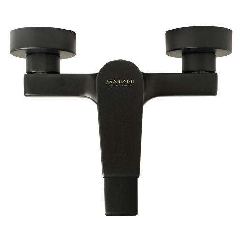 Смеситель для ванны Mariani Artic B14212AT00 настенный черный - фото 2