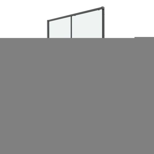 Душевая дверь Grossman Galaxy 100.K33.01.120.42.00 120х195 стекло прозрачное профиль графит - фото 2