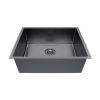 Кухонная мойка Paulmark LASSAN 54 UNI LA54-GM 40х50 цвет серый поверхность матовая