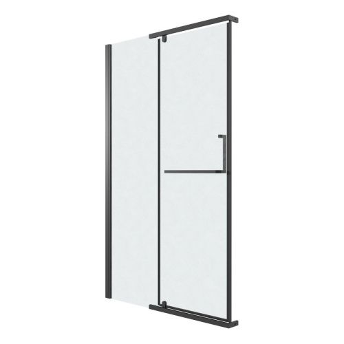 Душевая дверь Grossman Pragma 100.K33.03.120.21.02 120х195 стекло текстурное профиль черный - фото 2