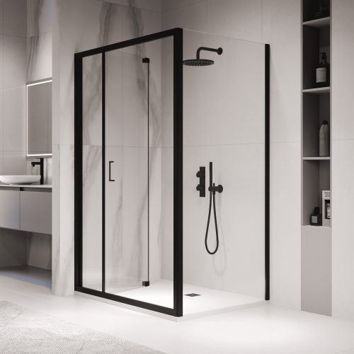 Душевой уголок RGW Passage 060814209-14 100х90 стекло прозрачное профиль хром без поддона - фото 2