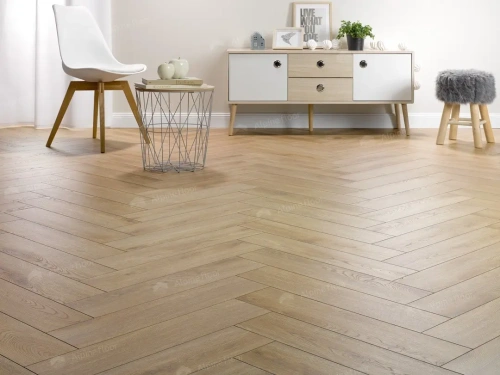 Ламинат Homflor Herringbone 8мм 535 (20) Praline / Cajun Oak толщина 0.8 см 33 класс 644х143 - фото 3