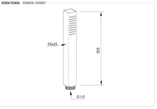 Душевая лейка Remer 317SDX цвет хром - фото 2