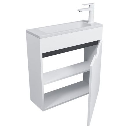 Тумба под раковину Uperwood Modul 2930205363 60х20 подвесная цвет белый