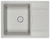 Кухонная мойка Granula 6503, БАЗАЛЬТ 65х50 цвет серый поверхность матовая