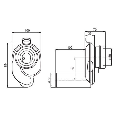 Сифон для писсуара Laufen Universal 8.9418.1.000.000.1