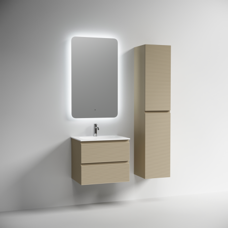 Тумба под раковину Sancos FOLK FL60CP 60х40 подвесная цвет бежевый