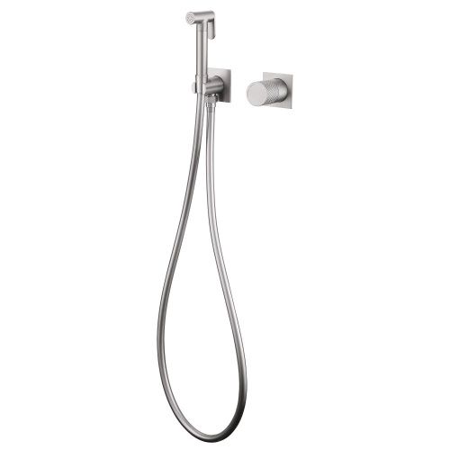 Гигиенический душ со смесителем Abber Rund AF8725SP серый - фото 2