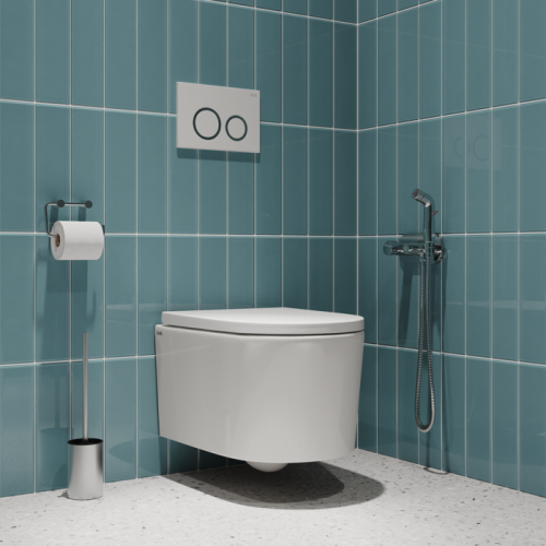 Унитаз подвесной IDDIS Stone STORNSEi25 белый с сиденьем микролифт безободковый смыв воронка-водоворот - фото 2