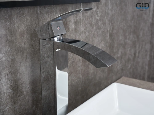 Смеситель для раковины Gid Cascada L120CHD на столешницу хром - фото 3