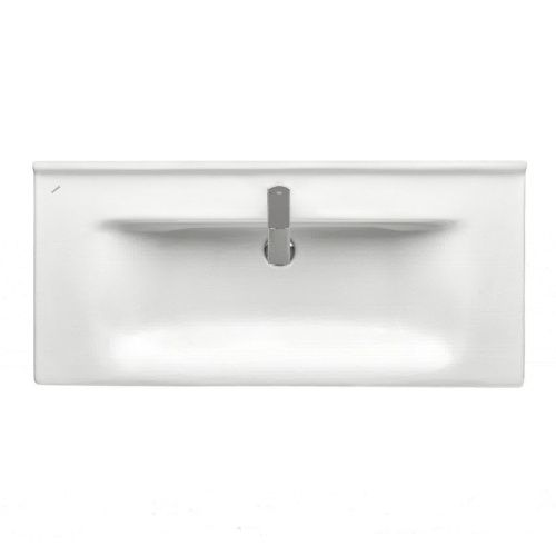 Раковина из сантехнического фарфора Santek Миранда WH302249 100х50 накладная цвет белый - фото 3