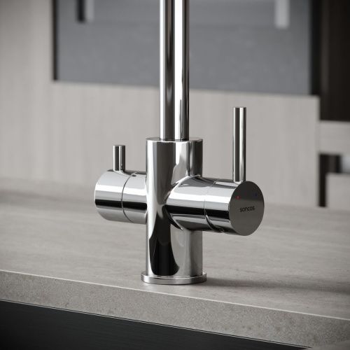 Смеситель для кухни Sancos Vela SC4013CH на мойку хром - фото 3