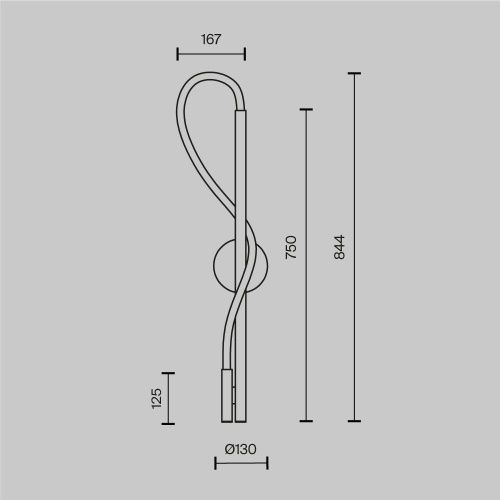 Бра Maytoni Tau MOD146WL-L12B3K - фото 5
