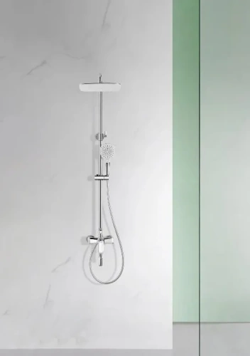 Душевая стойка Arrow AG3311CP настенная цвет хром - фото 2