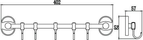 Крючок Savol S-008205 - фото 2
