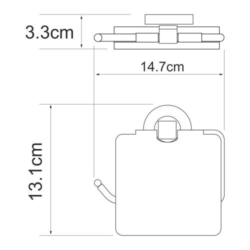 Бумагодержатель WasserKRAFT 6225 - фото 4
