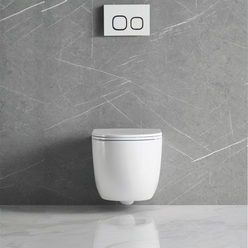 Унитаз подвесной Vincea Globo VT1-52T белый с сиденьем микролифт безободковый смыв торнадо - фото 3