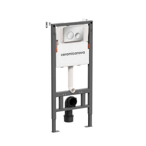 Инсталляция для унитаза с кнопкой Ceramica Nova Balance/Circle CN121001CH - фото 2