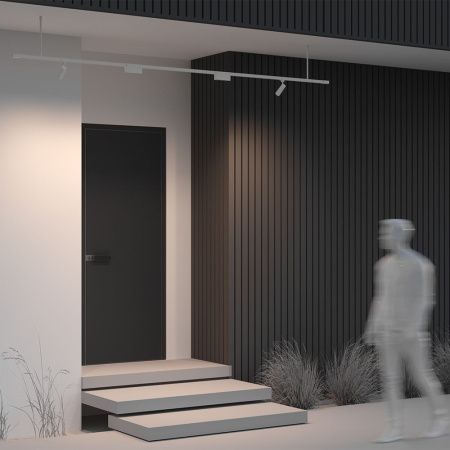 Жесткий подвес для уличной трековой системы Maytoni Outdoor Elasity IP O-TR001-HL-W300