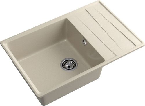 Кухонная мойка Granfest Level LV-760L топаз 75х50 цвет серый поверхность матовая - фото 2