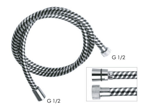 Душевой шланг Remer 332CNNC150 хром - фото 2