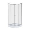 Душевой уголок Am.Pm X-Joy W88E-205-080MT64 80х80 стекло прозрачное профиль хром с поддоном