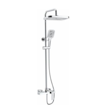 Душевая стойка Rose R1836-6 настенная цвет хром