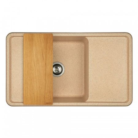 Кухонная мойка Aquaton Беллис 1A724832BS220 85х50 цвет бежевый