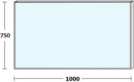Зеркало с подсветкой De Aqua Сити CIT 405 100 100х80 подвесное