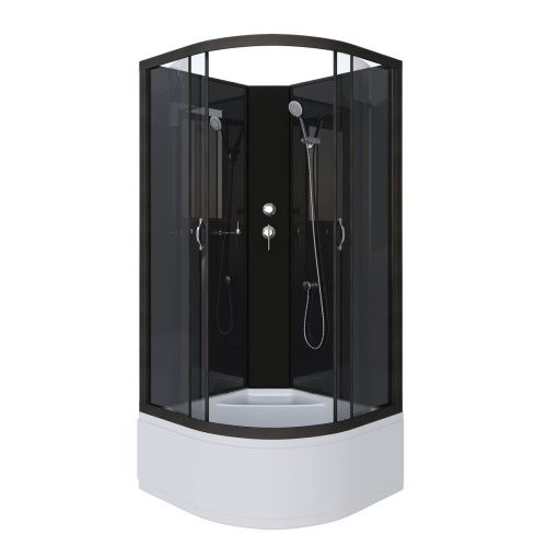 Душевая кабина Niagara Classic 65081434BK 90х90 четверть круга без крыши ориентация универсальная