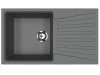 Кухонная мойка Ulgran Classic U-703-343 85х50 цвет серый