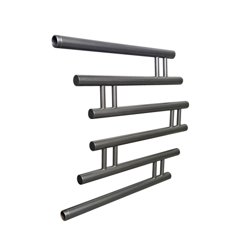 Полотенцесушитель водяной Indigo Фокстрот Zip FZW50-50GFM 60х55 серый - фото 3