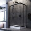Душевой уголок Am.Pm Gem W90G-404-120280-BT 120х80 стекло прозрачное профиль черный без поддона