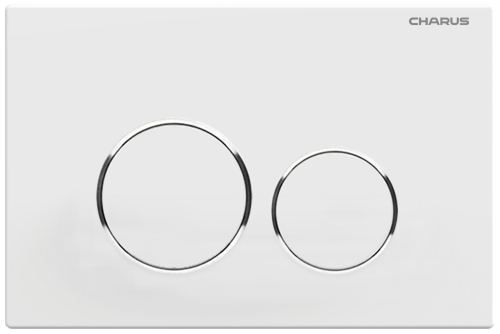 Клавиша смыва механическая CHARUS Spazio FP.330.12.01 цвет белый