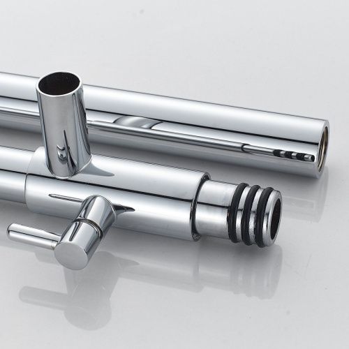 Душевая стойка Shevanik S6826 настенная цвет хром - фото 5