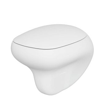 Чаша унитаза подвесная Ambassador Diamond 123T20101R цвет белый без сиденья каскадный смыв